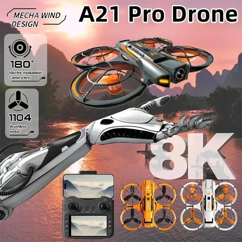 Drone Multispectral - Oryginalny dron A21 Pro 4K Professional