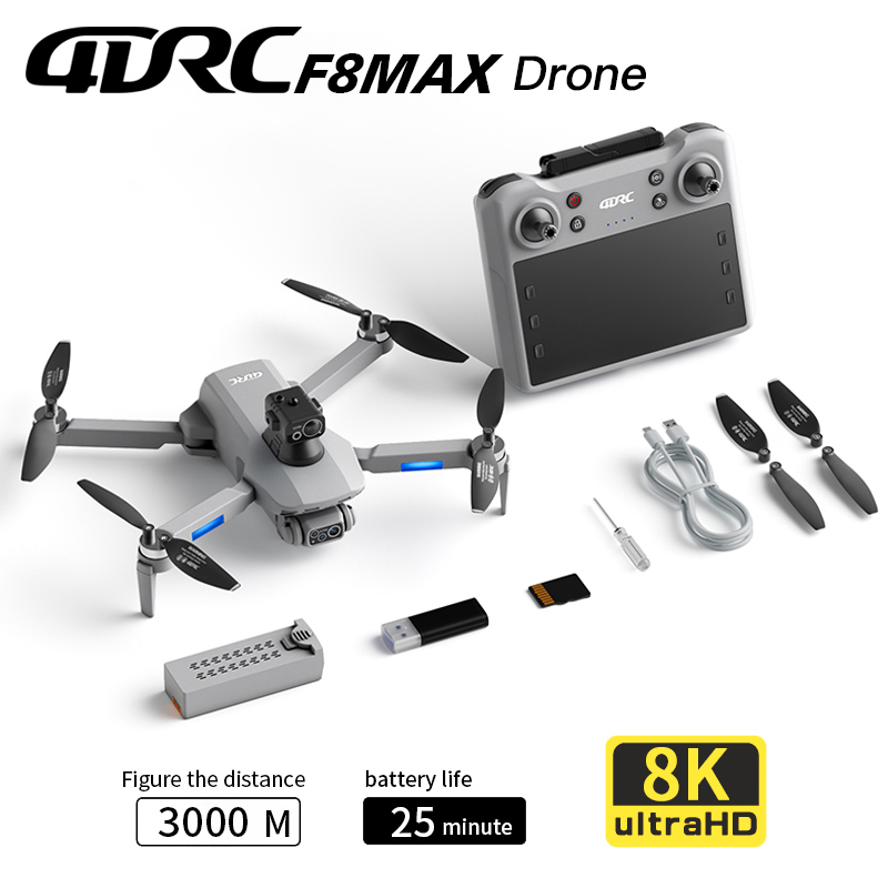 Drone Cinematic - Dron F8 MAX GPS Profesjonalny z