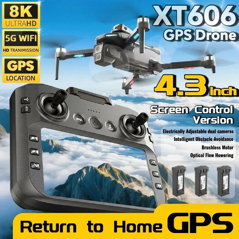 Drone Thermal Imaging - Najlepsza Oferta: Dron XT606 MAX GPS