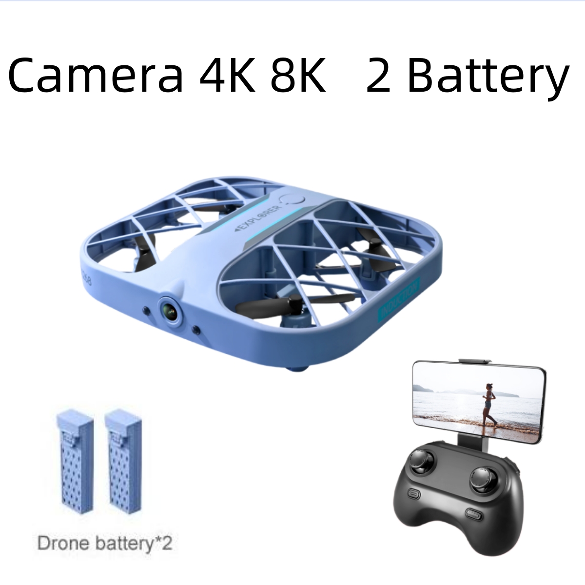 Drone Lidar - JJRC H107 FPV RC Dron z