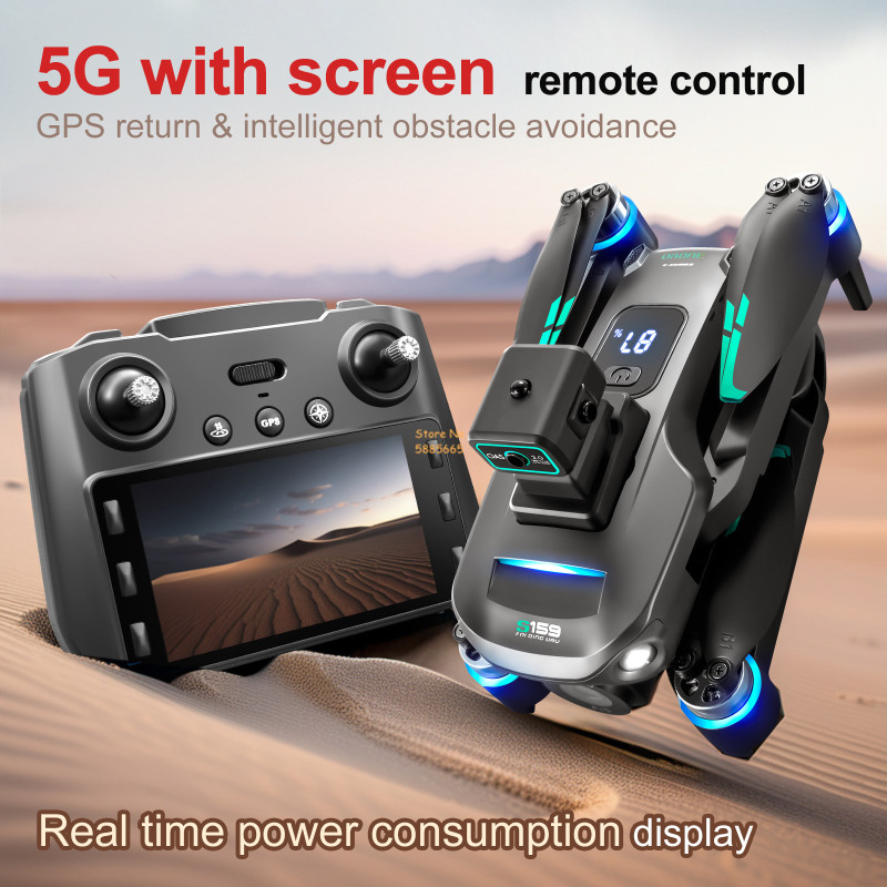 Podwójna kamera 8K 5G WIFI FPV – Drone Lidar recenzja i cena