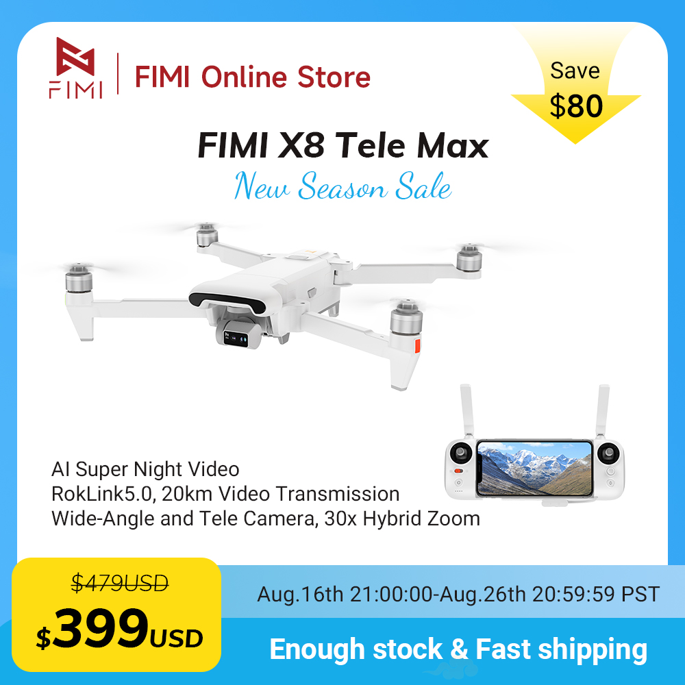FIMI X8 Tele Max Drone 4K Prof – Drone Thermal Imaging recenzja i cena