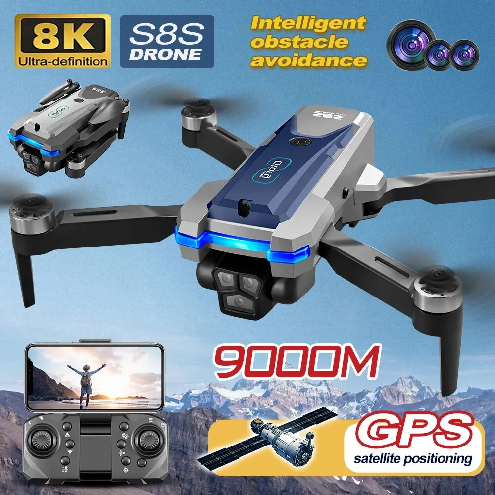 S8S GPS Drone 5G Wifi 8K HD Du – Drone Lidar recenzja i cena